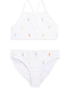 Polo Ralph Lauren Kids Polo Pony Two-Piece Swimsuit (Big Kids)