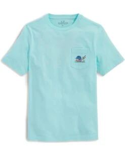 Vineyard Vines Kids Baseball Character Short Sleeve Pocket Tee (Toddler/Little Kids/Big Kids)