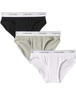 Calvin Klein Kids 3-Pack Bikini (Little Kids/Big Kids)