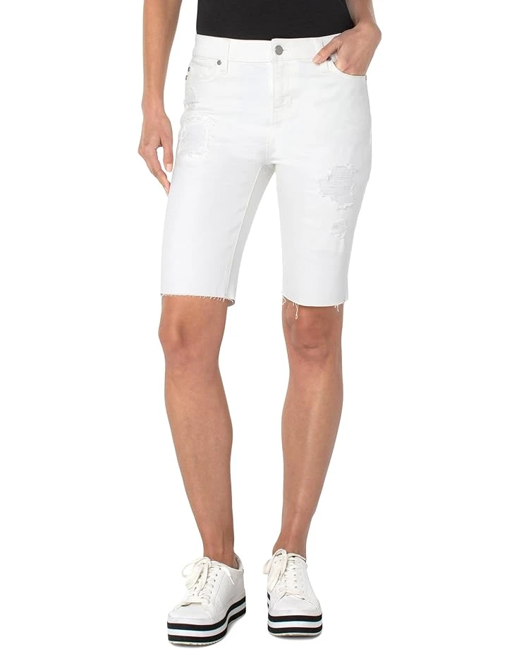 Liverpool Five-Pocket Cruiser Hem 11" In Bone White Patch 3 Liverpool Five-Pocket Cruiser Hem 11" In Bone White Patch