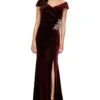 Alex Evenings Long Off-the-Shoulder Fit-and-Flare Dress W/ Surplice Sweetheart Neckline -The Fashion Clothing Shop 616NAnLEIKL. AC SR736920