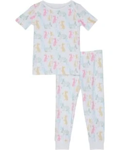 BedHead Pajamas Kids Booboo Short Sleeve Snug Fit PJ Set (Infant)