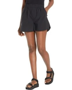 Madewell Pull-On Shorts In Signature Poplin