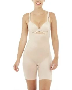 Spanx Thinstincts 2.0 Open-Bust Midthigh Bodysuit