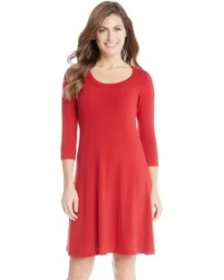 Karen Kane 3/4 Sleeve Sweaterdress