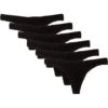 PACT Organic Cotton Thong 6-Pack 1 PACT Organic Cotton Thong 6-Pack -The Fashion Clothing Shop 61WAg4 G6YL. AC SR736920