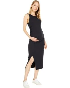 Beyond Yoga Maternity Ease Into It Midi Tank Dress