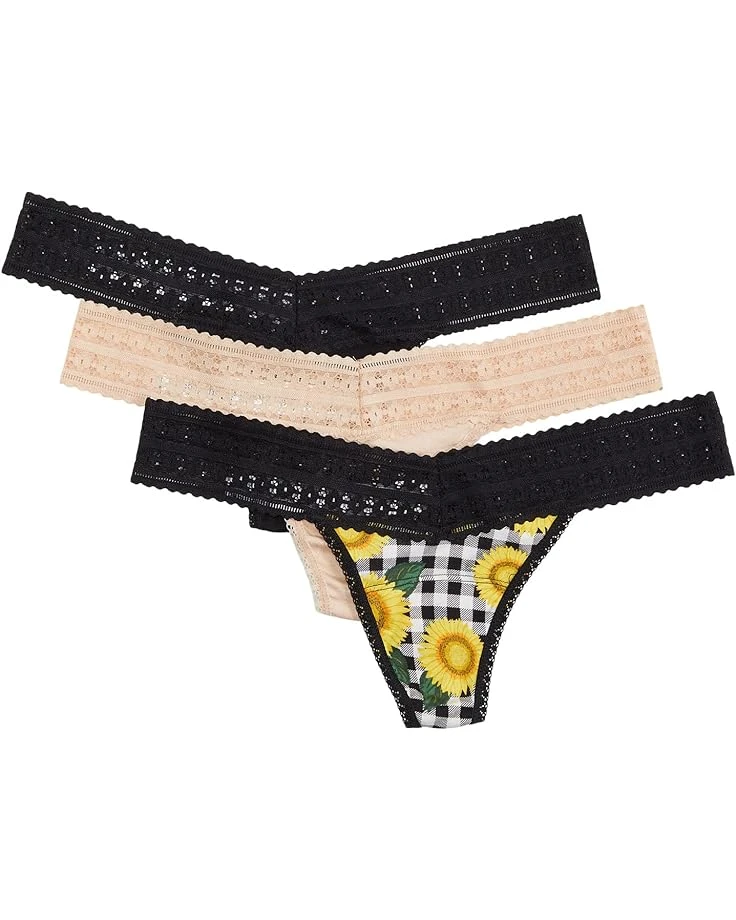 Hanky Panky Dream Low Rise Thong 3-Pack 3 Hanky Panky Dream Low Rise Thong 3-Pack