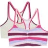 Tommy Hilfiger Kids Multi Stripe 2 Strap Tommy Bra 2-Pack (Little Kids/Big Kids)