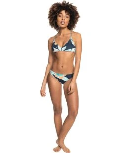 Roxy Printed Beach Classics Moderate Bikini Bottoms