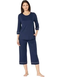 Hanro Natural Comfort 3/4 Sleeve Pajama