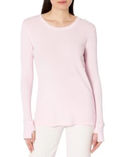 Mod-o-doc Cotton Modal Thermal Long Sleeve Crew Neck Tee