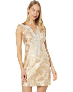 Lilly Pulitzer Valli Floral Brocade Shift Dress
