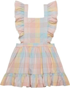 HUXBABY Rainbow Ruffle Pinafore (Infant/Toddler)