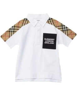 Burberry Kids Johnathan Polo Shirt (Little Kids/Big Kids)