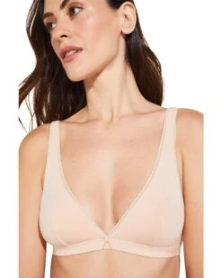 Eberjey Pima Stretch Cotton V Bralette