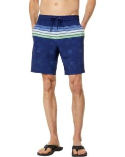 Original Penguin Golf Engineered Stripe Hybrid Shorts