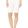 NYDJ Petite Briella Denim Shorts In Optic White