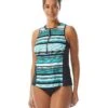 BEACH HOUSE Shoreline Stripe Racer Zip Front Tankini 1 BEACH HOUSE Shoreline Stripe Racer Zip Front Tankini -The Fashion Clothing Shop 71UPuYSGOXL. AC SR736920