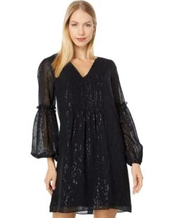 Lilly Pulitzer Cleme Long Sleeve Silk Dress