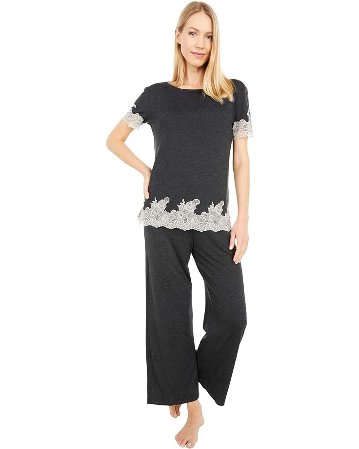 Natori Luxe Shangri-La Short Sleeve PJ Set 3 Natori Luxe Shangri-La Short Sleeve PJ Set
