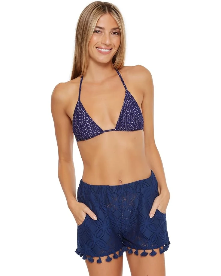 Trina Turk Pacheco Crochet Pocketed Fringe Shorts 3 Trina Turk Pacheco Crochet Pocketed Fringe Shorts