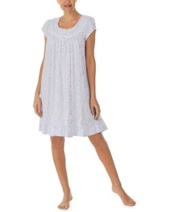 Eileen West Cap Sleeve Short Gown