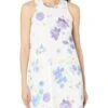 Calvin Klein Chiffon Print Sleeveless Shift Dress -The Fashion Clothing Shop 71kwy3iQqL. AC SR736920