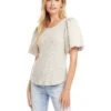 Karen Kane Contrast Linen Sleeve Top -The Fashion Clothing Shop 71lasiVuZHL. AC SR736920