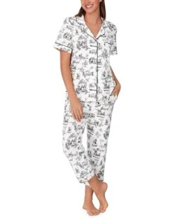 Bedhead PJs Short Sleeve Cropped PJ Set