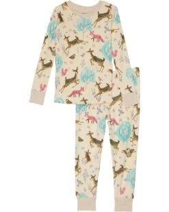 Hatley Kids Serene Forest Organic Cotton PJ Set (Toddler/Little Kids/Big Kids)