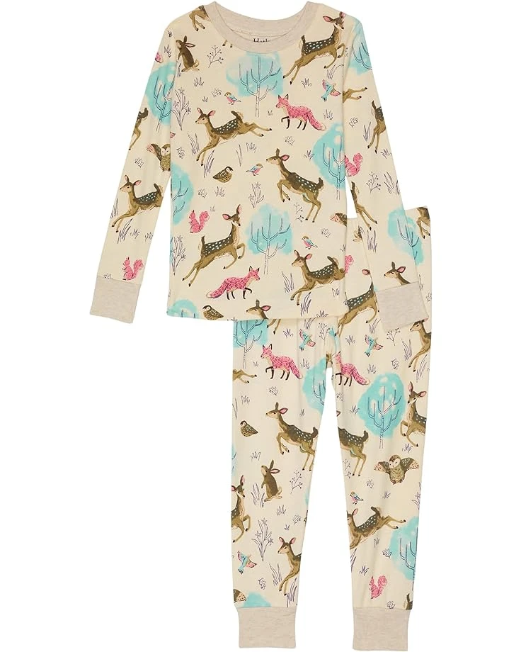 Hatley Kids Serene Forest Organic Cotton PJ Set (Toddler/Little Kids/Big Kids) 3 Hatley Kids Serene Forest Organic Cotton PJ Set (Toddler/Little Kids/Big Kids)