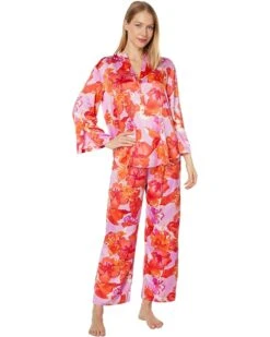 N By Natori Hibiscus - Satin Pullover PJ