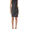 Halston Women's A-line Embellish Jacquard Dress -The Fashion Clothing Shop 71z0ChB4MGL. AC SR736920