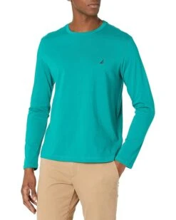 Nautica Men's J-Class Logo Long Sleeve T-Shirt