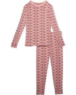 Kickee Pants Kids Long Sleeve Pajama Set (Big Kids)