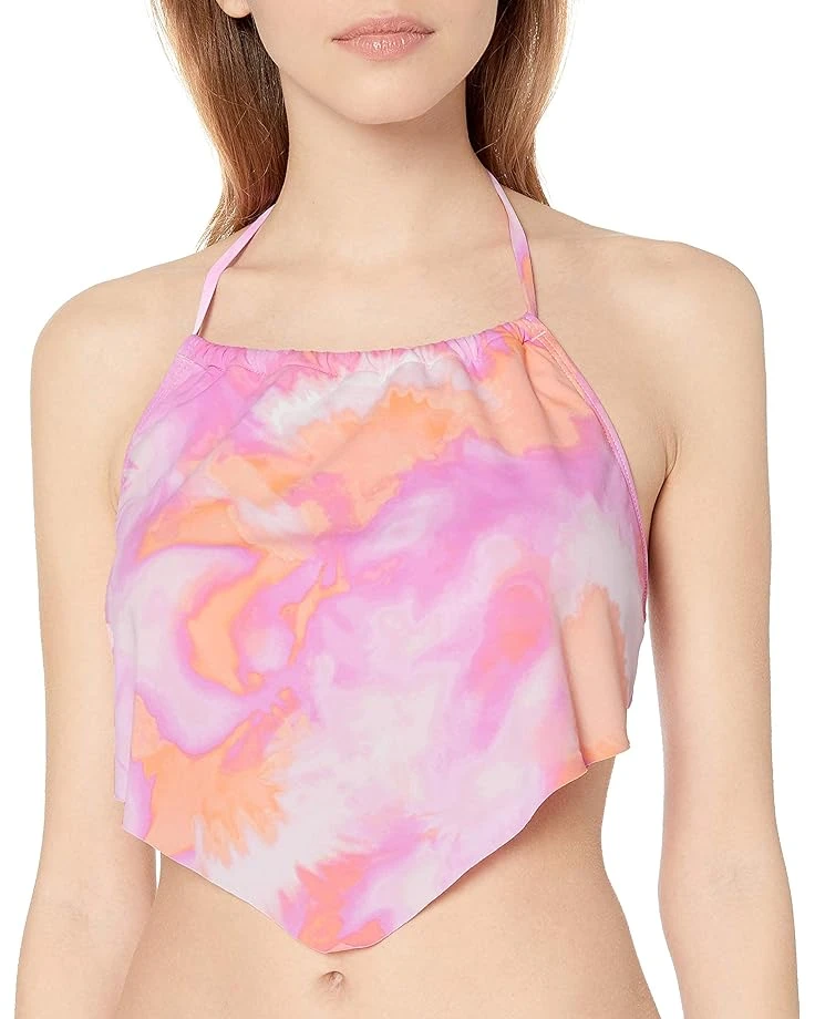 Hobie Women's Standard High Neck Scarf Tankini Swimsuit Top 3 Hobie Women's Standard High Neck Scarf Tankini Swimsuit Top