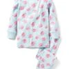 Janie And Jack Flamingo Print Tight Fit Sleepwear (Toddler/Little Kids/Big Kids)