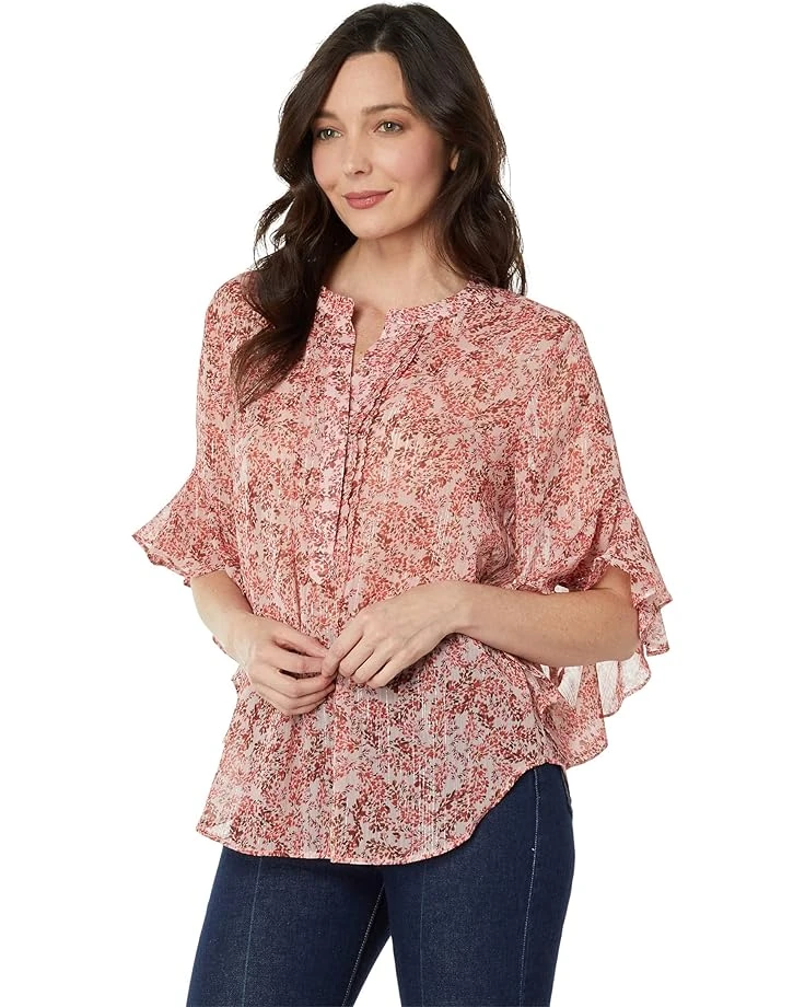 Vince Camuto Pin Tuck Flutter Sleeve Blouse 3 Vince Camuto Pin Tuck Flutter Sleeve Blouse