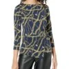 MICHAEL Michael Kors Chain Twist 3/4 Sleeve Top -The Fashion Clothing Shop 819O8ydNpML. AC SR736920