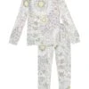 P.J. Salvage Kids Smiley Blooms Peachy Two-Piece Jammie Set (Toddler/Little Kids/Big Kids) -The Fashion Clothing Shop 81K8eYZzKqL. AC SR736920