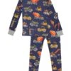 Hatley Kids Construction Trucks Organic Cotton PJ Set (Toddler/Little Kids/Big Kids) -The Fashion Clothing Shop 81R4HRSpdNL. AC SR736920