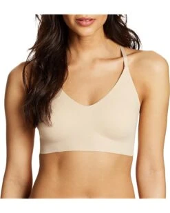 Maidenform Women's Pure Comfort V-Neck Lace Back Wireless Bralette DM7679