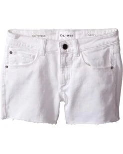 DL1961 Kids Lucy Cut Off Shorts In Snowcap (Big Kids)