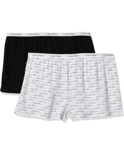 Calvin Klein Women's Carousel Sleep Short 2 Pack
