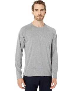 Vince Broken Stripe Long Sleeve Raglan