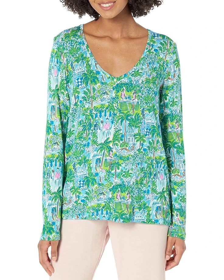 Lilly Pulitzer PJ Knit Long Sleeve Top 3 Lilly Pulitzer PJ Knit Long Sleeve Top