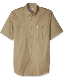 Carhartt Men's Big & Tall Rugged Professional Short Sleeve Work Shirt